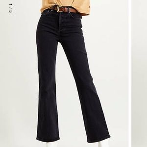 Levis Ribcage Boot size 31x33 in Black